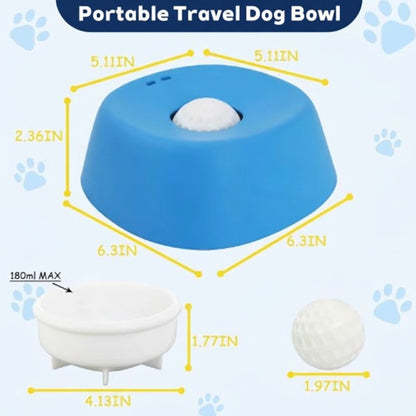 Anti-Choking Slow Feeder Dog Bowl with Lick Mat - Bone Broth Bowl
