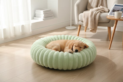 Fluffy Pet Bed with High Support - All Seasons Mattress for Small & Medium Pets
