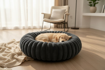Fluffy Pet Bed with High Support - All Seasons Mattress for Small & Medium Pets