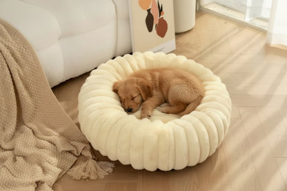 Fluffy Pet Bed with High Support - All Seasons Mattress for Small & Medium Pets