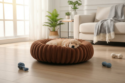 Fluffy Pet Bed with High Support - All Seasons Mattress for Small & Medium Pets