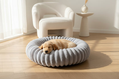 Fluffy Pet Bed with High Support - All Seasons Mattress for Small & Medium Pets