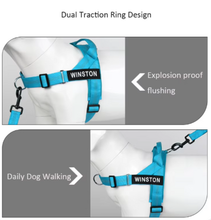 Personalized Reflective No Pull Dog Harness - Comfortable & Safe