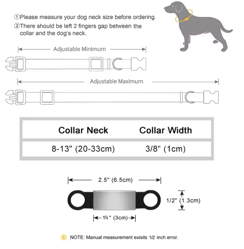 Personalized Reflective Cat/Puppy Collar with Engraved ID Nameplate & Bell